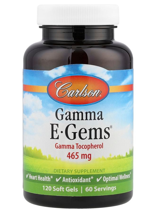 Carlson Gamma E-Gems® 465 mg 120 Soft Gels - Image 1
