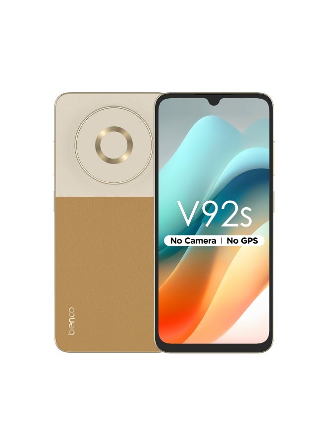 benco V92s 4G No Camera No GPS Sahara Gold 4+4GB RAM 128GB 4G No Camera No GPS - Middle East Version - Image 1