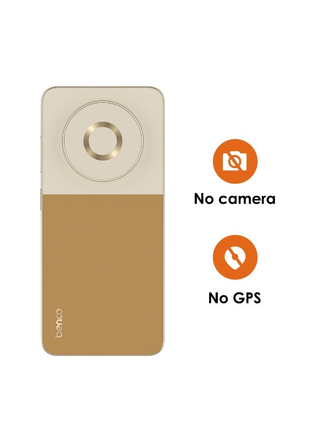 benco V92s 4G No Camera No GPS Sahara Gold 4+4GB RAM 128GB 4G No Camera No GPS - Middle East Version - Image 4