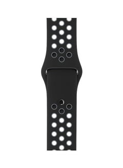 NIBEMINENT Replacement Band For Apple Watch Nike+ 42-44mm Black/Grey  - Image 2