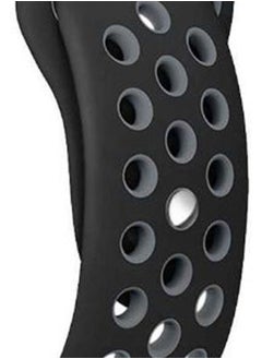 NIBEMINENT Replacement Band For Apple Watch Nike+ 42-44mm Black/Grey  - Image 4
