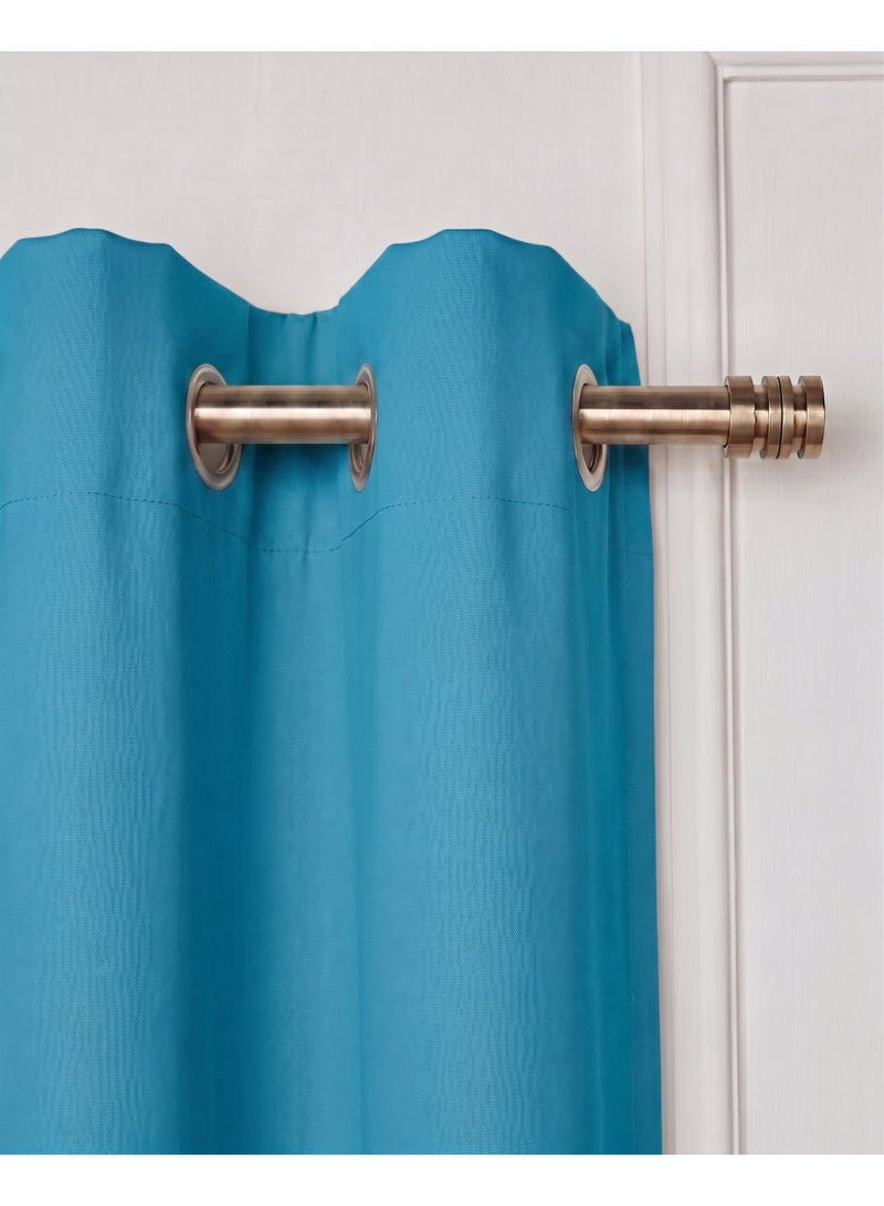 Amali Regal Dimout curtains with 16 Grommets in 2 panels Size (W132 x L 274cm) for living room Decor or bedroom window noise reduction and light blocking - Image 3