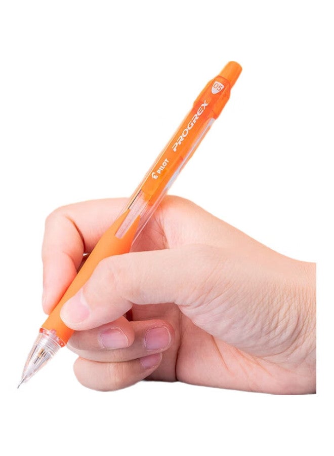 Pilot Student Mechanical Pencil, Crystal Color, Retractable Tip, H-125C, 0.5Mm, Orange - Image 2