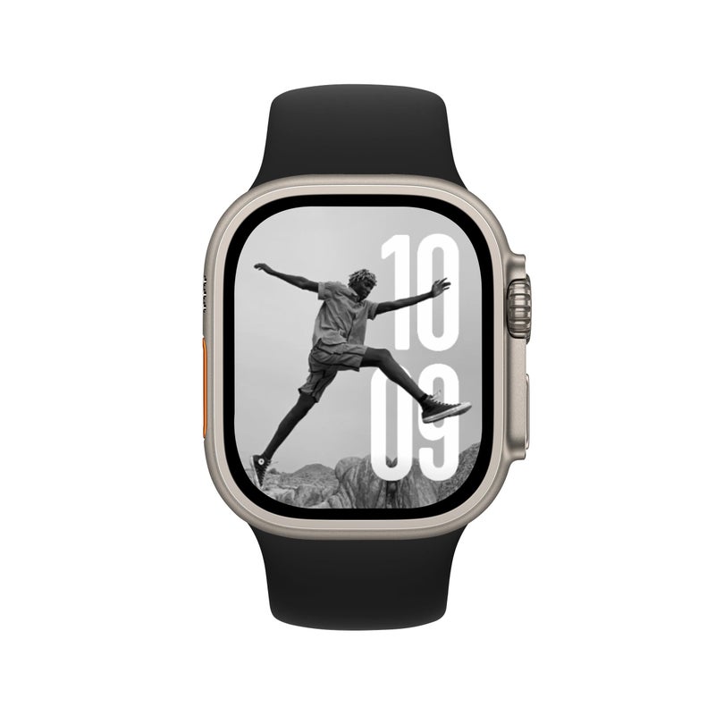 DONEGANI SB Band for Apple Watch Bands Women Men Se Ultra 2 40mm 44mm 46mm 42mm 45mm 41mm 38mm 49mm Series 10 9 8 7 6 5 4 3 iWatch Sport Strap Silicone Black - Image 2