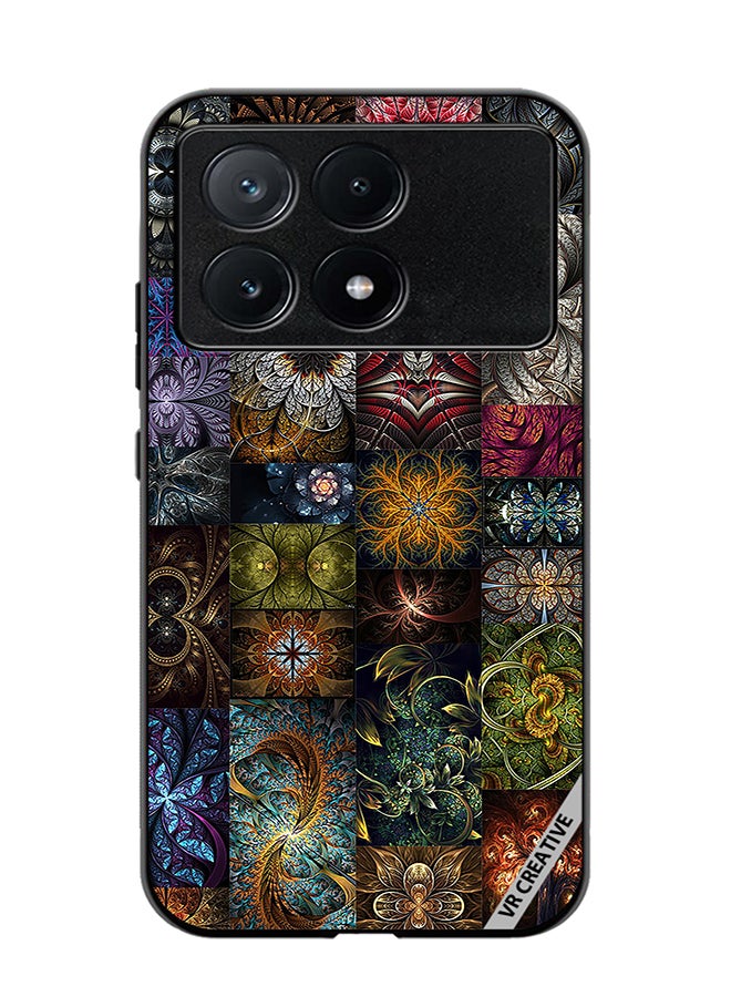 VR CREATIVE Protective Case Cover For Xiaomi Poco X6 Pro 30 Mind Blowing Pieces Of Algorithmic Fractal Art Design Multicolour - Image 1