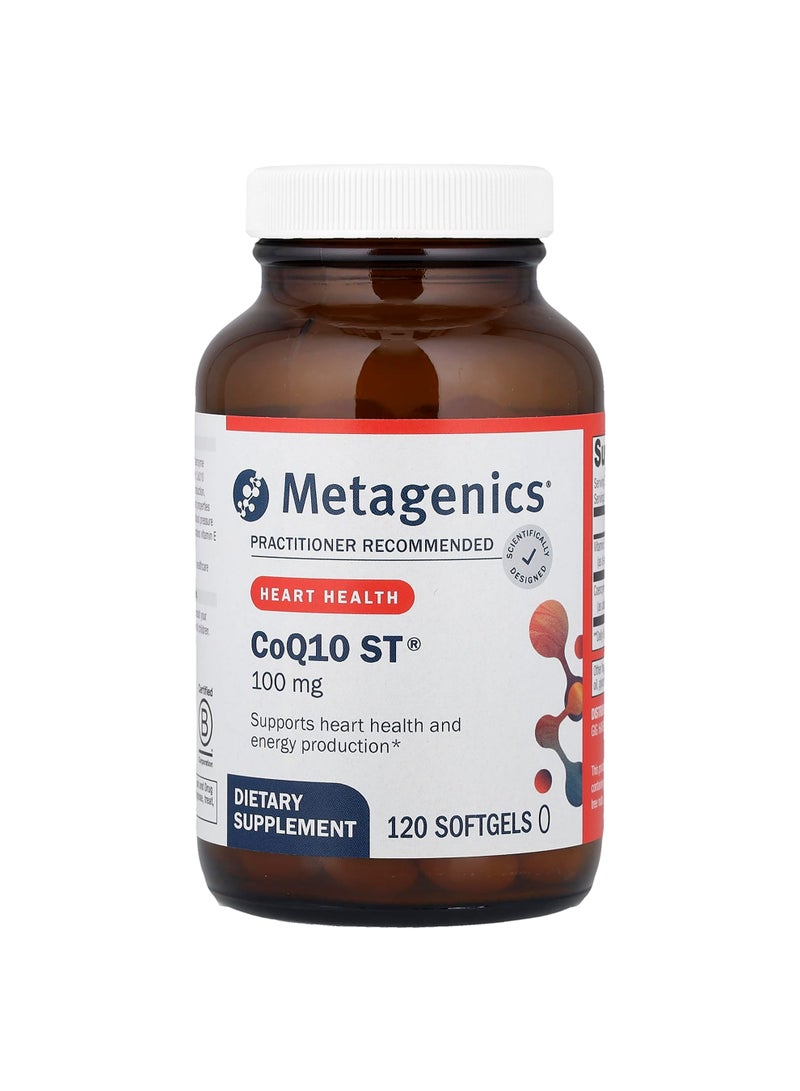Metagenics CoQ10 ST®, 100 mg, 120 Softgels