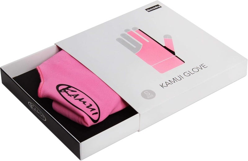 KAMUI Billiard Glove - Quickdry - for Left Hand (Pink, Medium) - Image 2