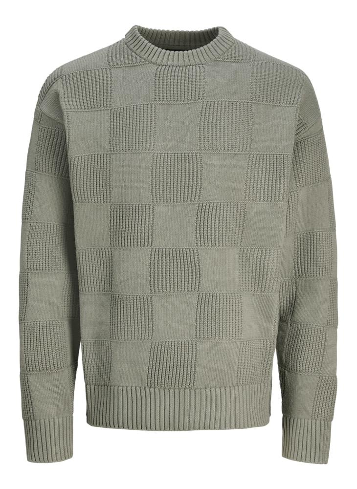 JACK & JONES Checked Crew Neck Sweater  - Image 5