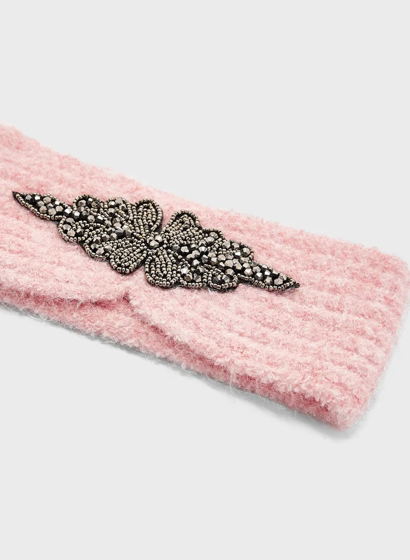 فيرو مودا Fiona Embroidery Headband Boo