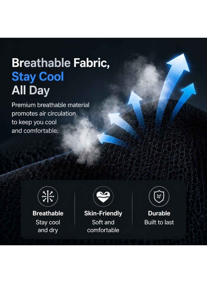 EXCLIFE Car lumbar support, slow rebound memory foam lumbar support cushion, office chair backrest cushion - Image 5