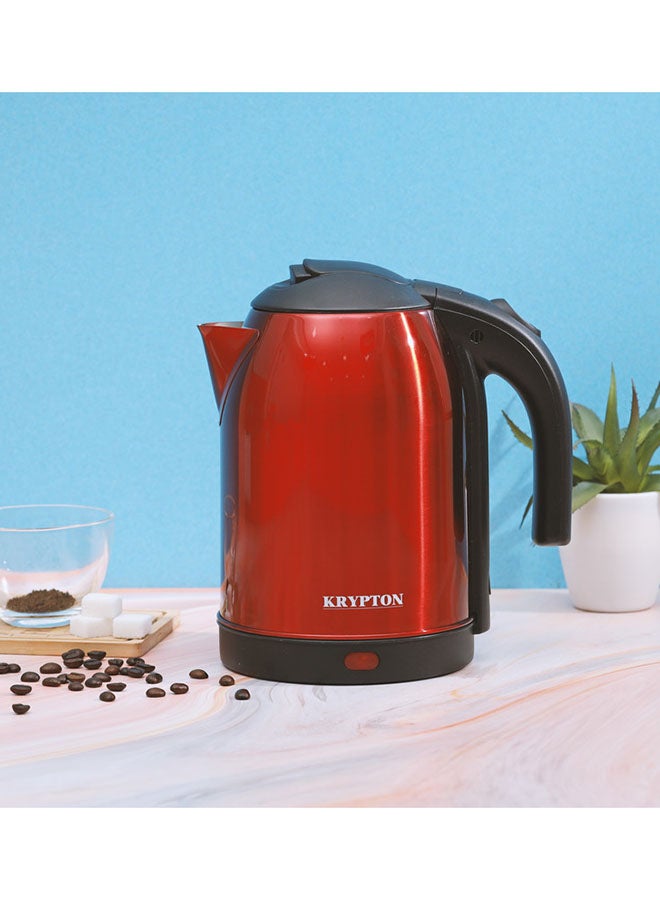 كريبتون غلاية كهربائية مصنوعة من الستانلس ستيل 2 L 1800 W KNK5272 أحمر - Image 3
