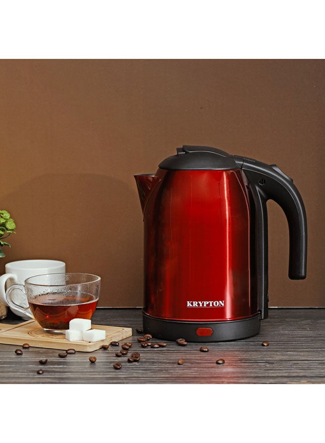 كريبتون غلاية كهربائية مصنوعة من الستانلس ستيل 2 L 1800 W KNK5272 أحمر - Image 4