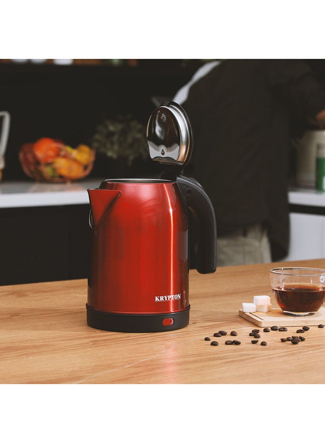 كريبتون غلاية كهربائية مصنوعة من الستانلس ستيل 2 L 1800 W KNK5272 أحمر - Image 5