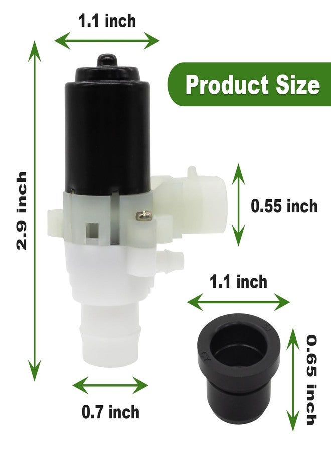 SuperDi Upgraded Truck Windshield Washer Fluid Pump Replacement for Kenworth T680 T880 and Peterbilt 104307 T4695001 104252 (1) - Image 2