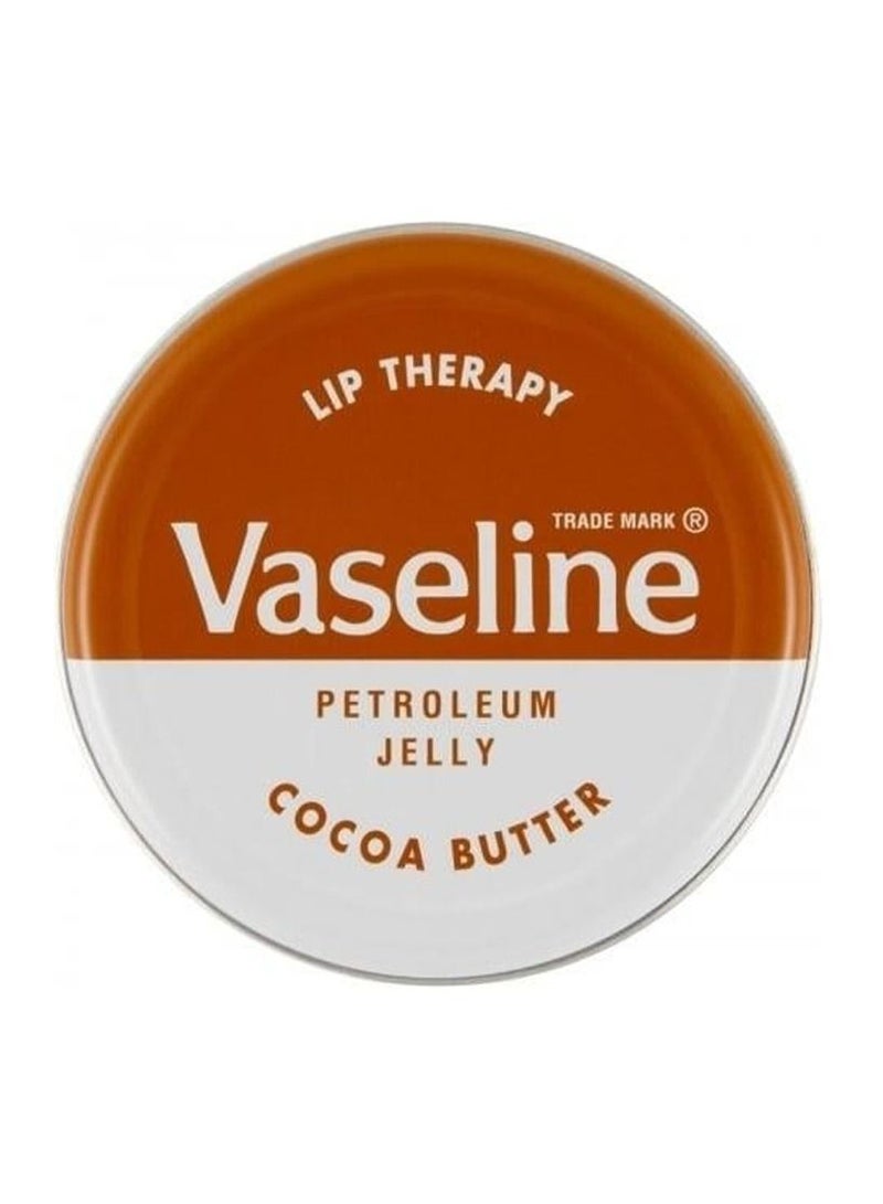 Vaseline Lip Therapy Petroleum Jelly Cocoa Butter 20g - Image 3