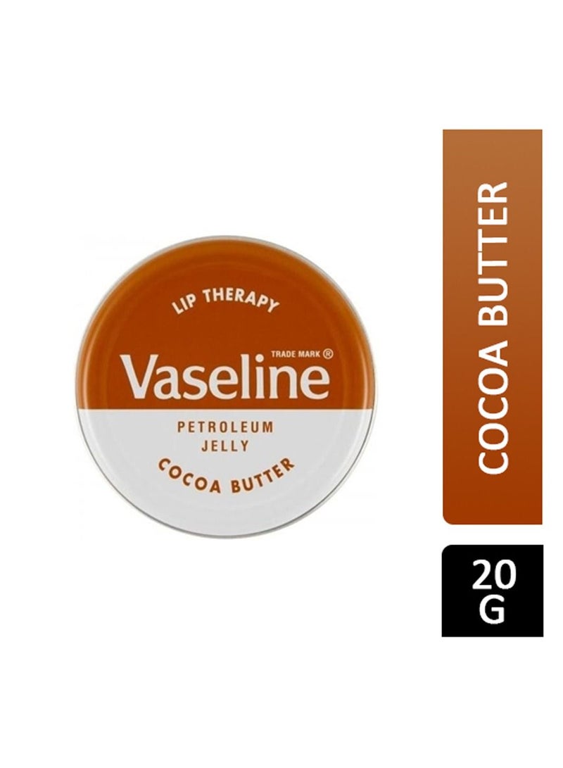 Vaseline Lip Therapy Petroleum Jelly Cocoa Butter 20g - Image 1