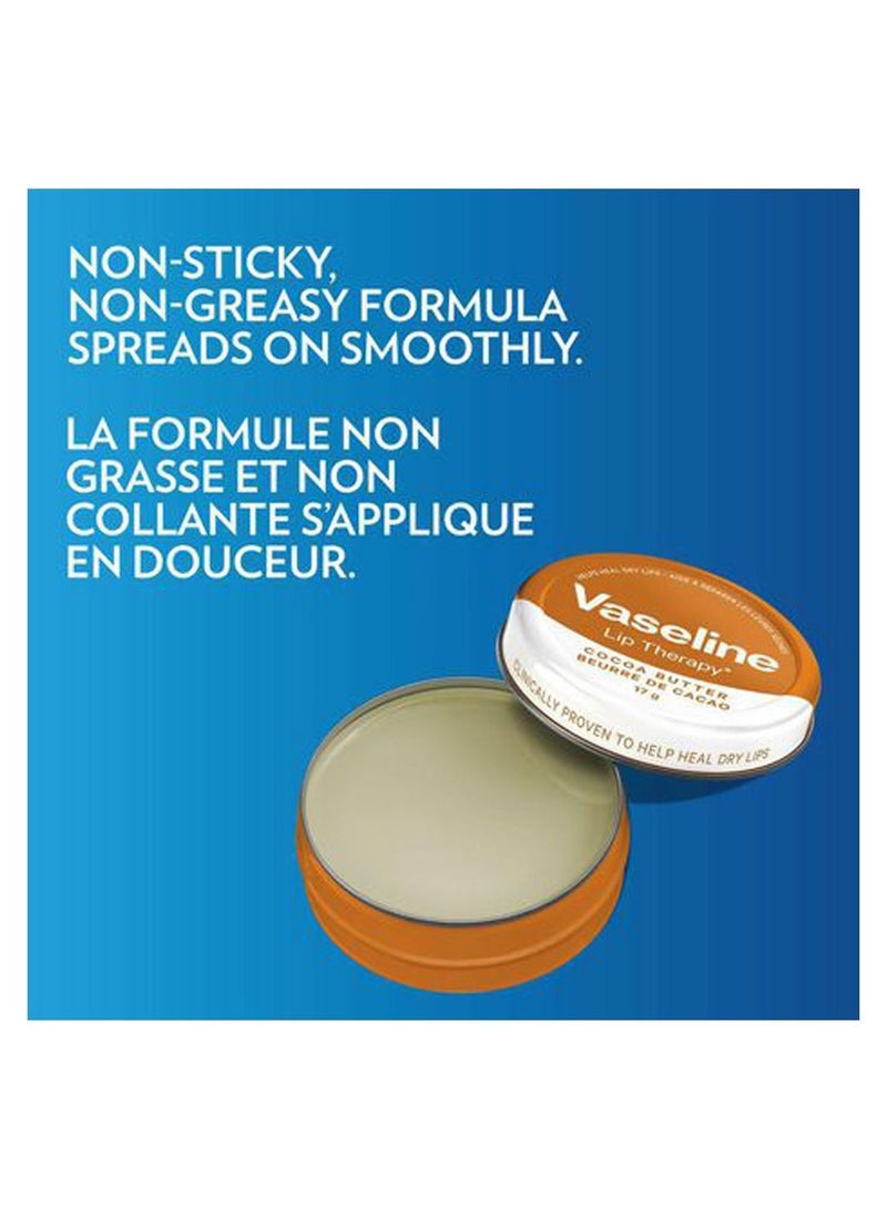 Vaseline Lip Therapy Petroleum Jelly Cocoa Butter 20g - Image 5