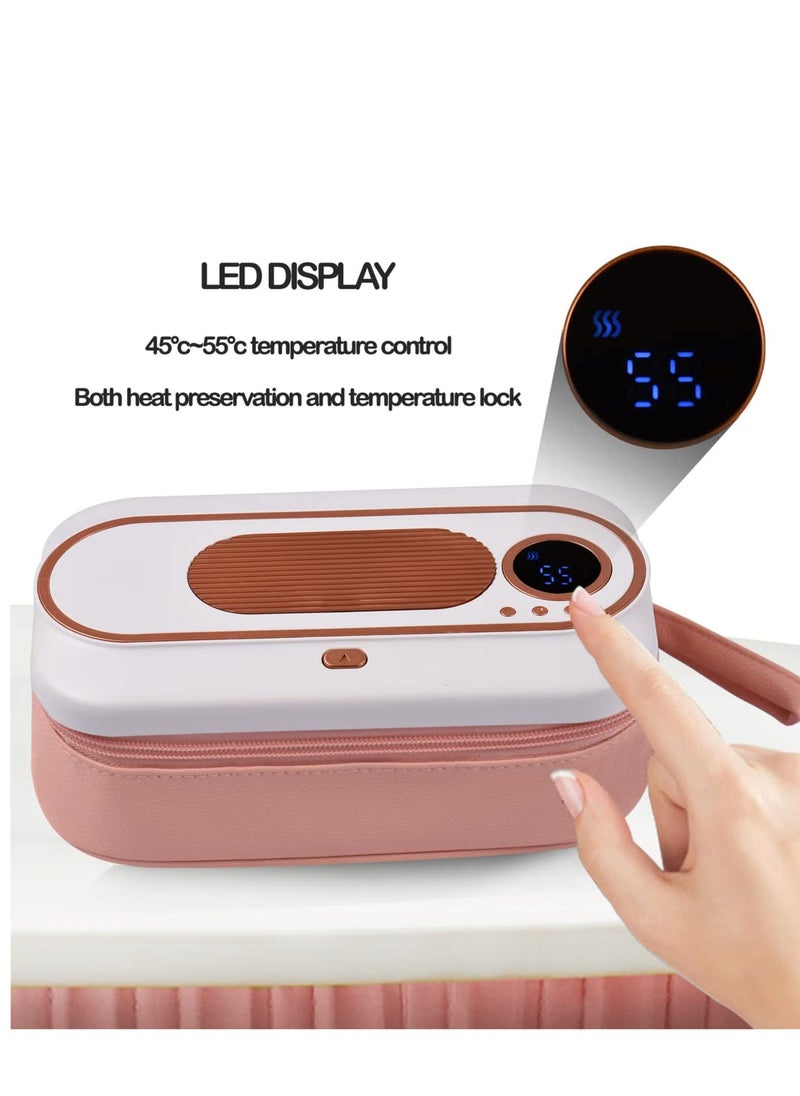 USB Rechargeable Baby Wipe Warmer, Smart Temperature Control&Wet Wipes Dispenser, 2 Modes, and 5000 mAh Battery Powered, Large Capacity Design, Portable, Home and Travel, Camping Wet Wipe Heating Box - pzsku/Z37A787F09C6BE1E9AE8AZ/45/_/1715464999/9147e9c8-2a44-4375-88fb-25cdb9623173