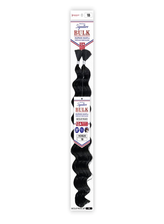 Harlem125 Human Hair Blend Braids Kima Signature Bulk Ocean Wave 20" (4)