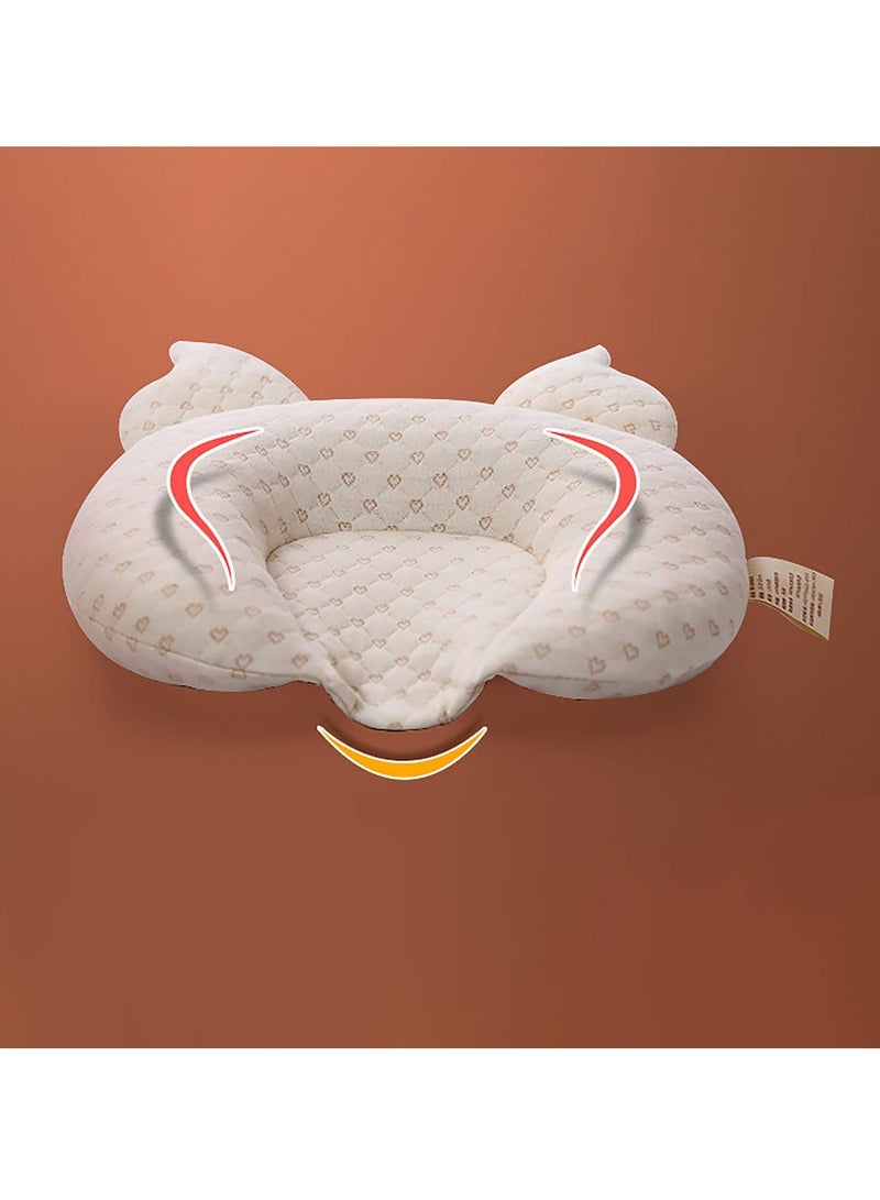SOLARAE Baby Neck Pillow, Baby Head Shaping Pillow, Newborn Nursery Cushion U-Shaped Pillow Infant Soft Head Support Sleeping Pillow (Latex pillow) - Image 4