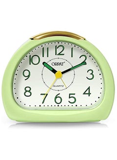 Ajanta Time Piece Beep Alarm Clock Small 140X114X74 mm Green Plastic Analog  - Image 1