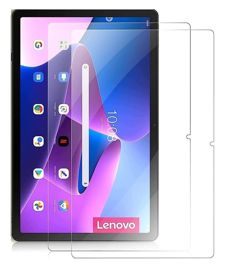 Vertus ® Premium Tempered Glass Screen Protector for Lenovo Tab M10 FHD Plus 10.6 inch 3rd Gen Tablet (TB-125FU/128FU/128XU) (10.6 inch) (Pack of 2) - Image 1