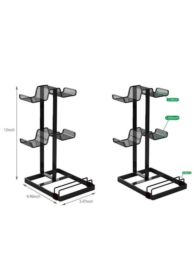 Controller Holder, Game Stand 2 Tier for Desk, Headphone Gaming Accessories, Not Easy to Fall  - Image 4