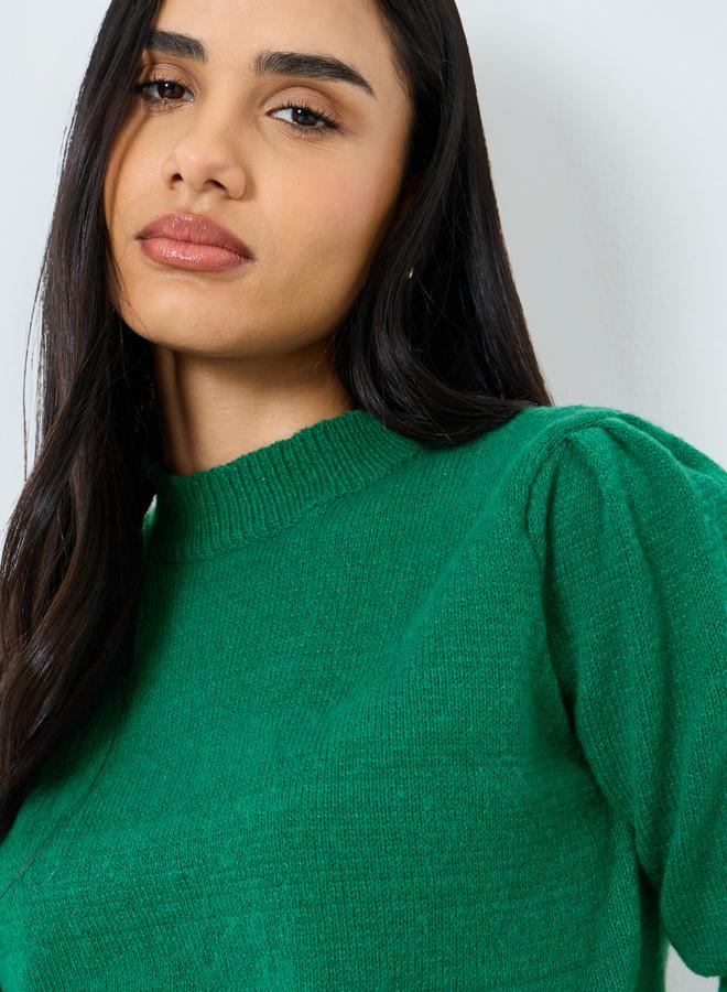 ستايلي بلوزة محبوكة بأكمام طويلة - Image 4