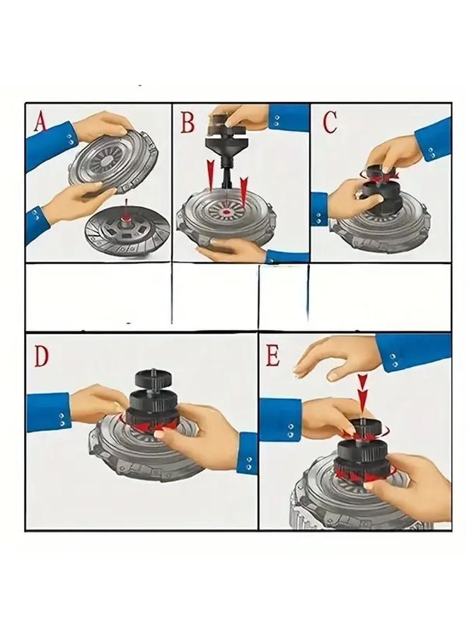 Black Heavy Duty Clutch Alignment Tool Kit with Anti Slip Centering and Precision Guide - Image 3