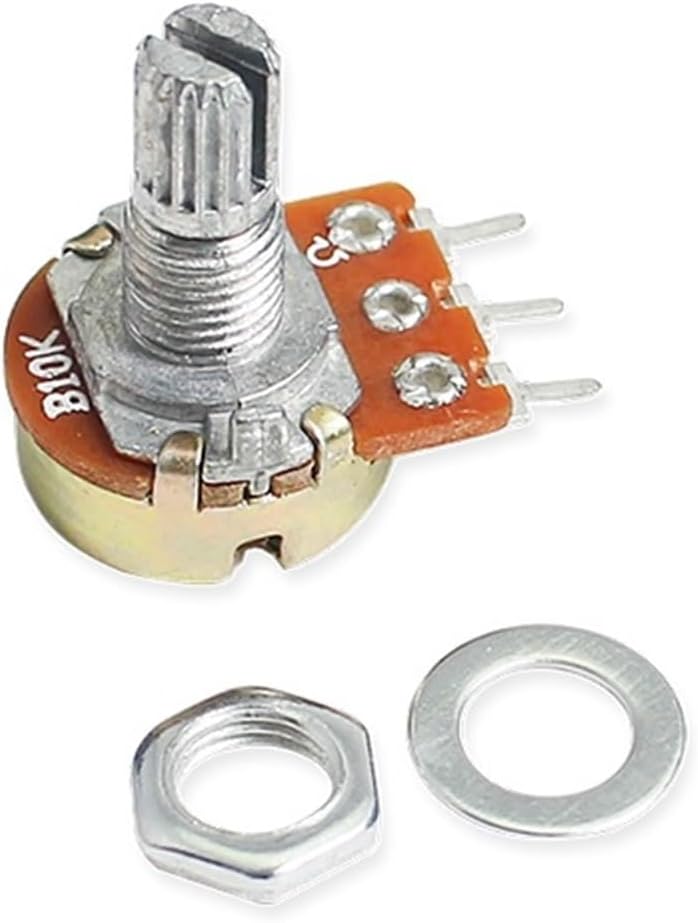 WH148 15mm Shaft Amplifier Rotary Potentiometer Variable Resistor Kit B10K 1K 2K 5K 20K 50K 100K 250K 5Pcs(500K Ohm) - Image 1