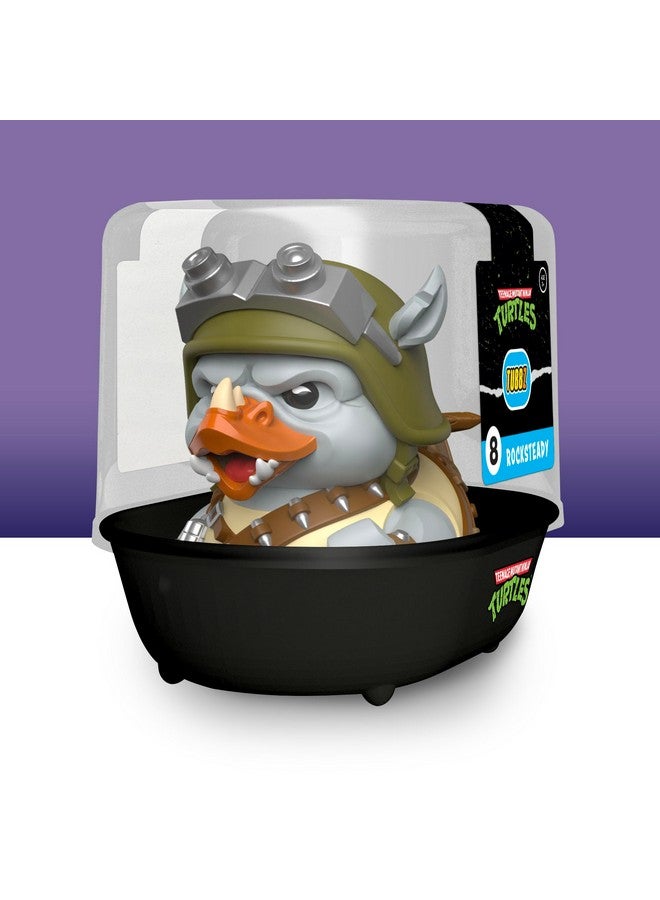 TUBBZ First Edition: Teenage Mutant Ninja Turtles - Rocksteady Cosplaying Rubber Duck Vinyl Figure - Image 2