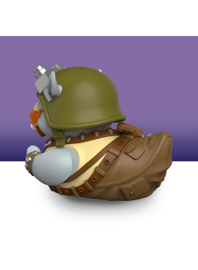 TUBBZ First Edition: Teenage Mutant Ninja Turtles - Rocksteady Cosplaying Rubber Duck Vinyl Figure - Image 3