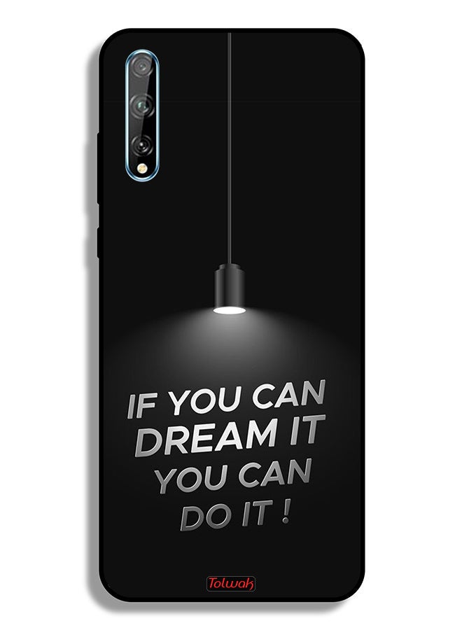 Tolwak Huawei P Smart S Protective Case Cover If You Can Dream It You Can Do It - Image 2