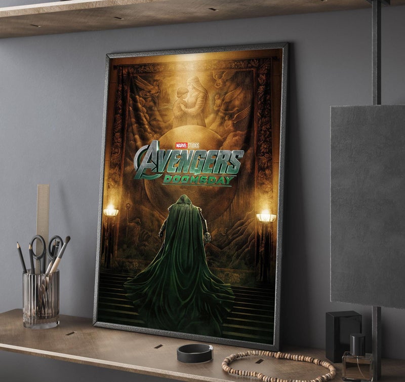 TNESSENTIAL Avengers Doomsday Movie Poster, Canvas Prints, Wall Art, Home Decor, Perfect Gift, Unframed - Image 1