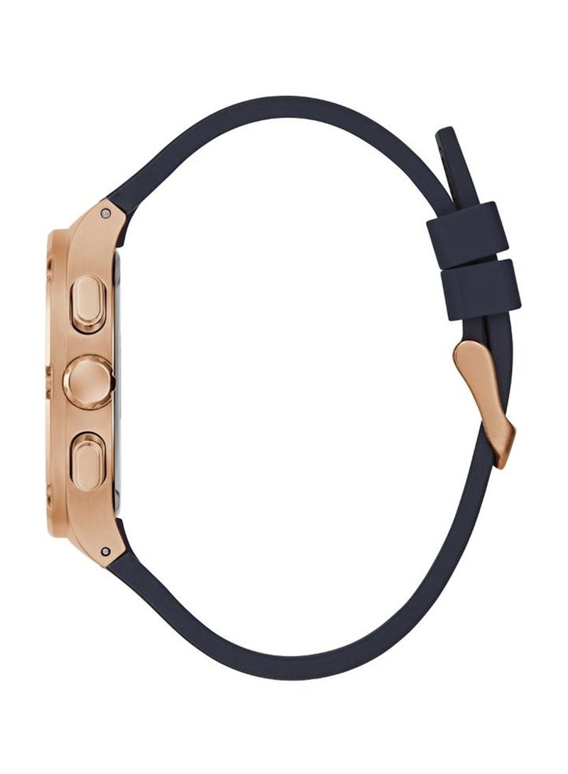 GUESS Men's Headline Chronograph Blue Silicone Band Watch GW0571G2 - 42mm - Image 2