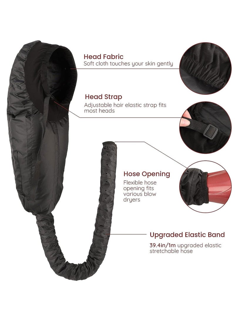general Hair care dry hair cap with extended air duct heated hair cap for oil treatment and hair care - Image 2