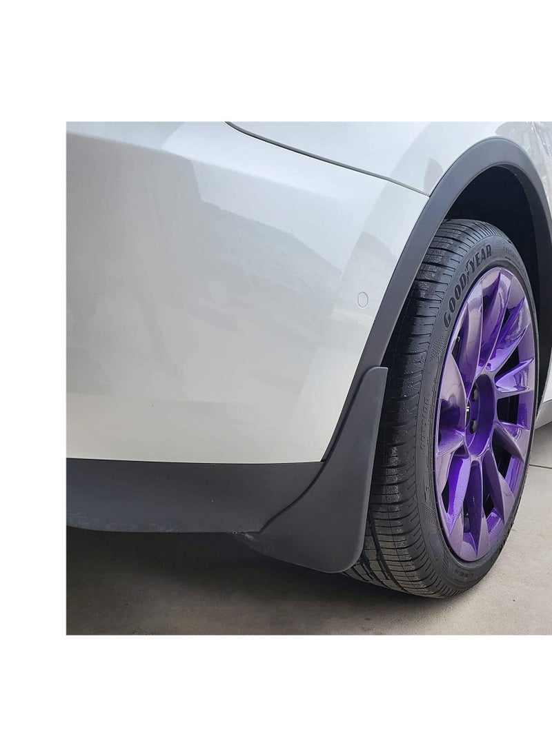 Y&D Car Mud Flaps Compatible with 2020 2021 2022 2023 Tesla Model Y Splash Guards Mudguard Mudflaps Accessories for Y, No Need to Drill Holes Set of 4  - Image 4