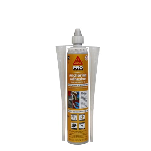 SIKA AnchorFix-2 Super Strength Anchoring Adhesive - Two-Component System for Threaded Rods in Concrete, 10.1 fl. oz - Fast Curing, Solvent-Free, High Load Capacity - Image 1