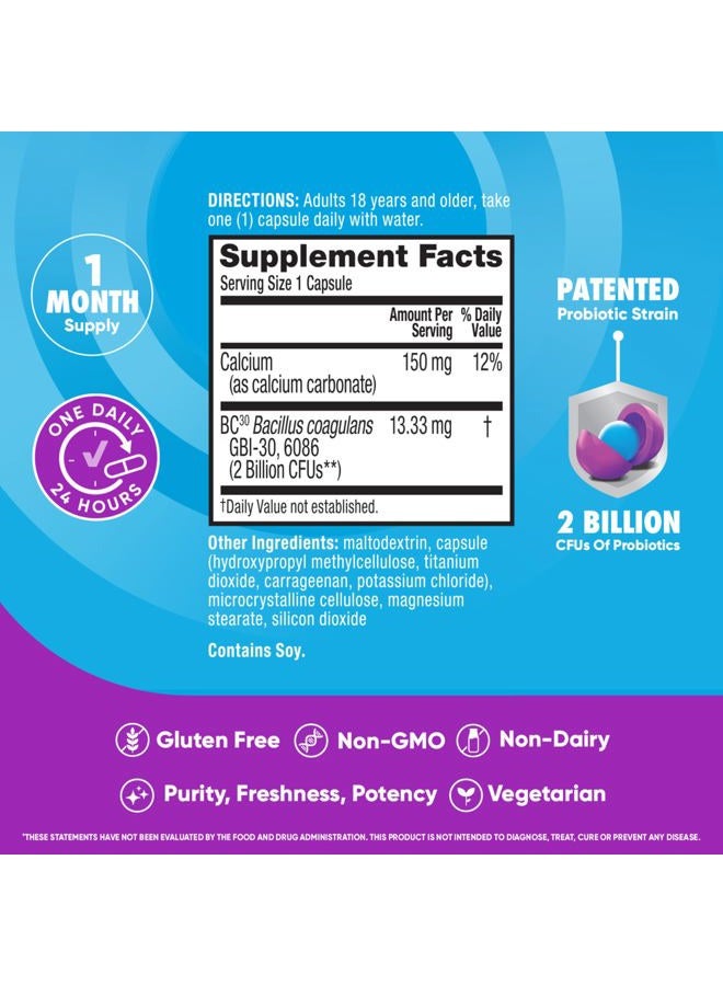 Digestive Advantage Probiotics For Digestive Health, Daily Probiotics For Women & Men, Supports Gut Health, Occasional Bloating & Diarrhea, Minor Abdominal Discomfort, & Immune Support, 30ct Capsules - Image 4