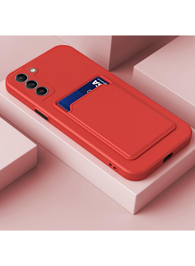 اس-توب جراب لهاتف Samsung Galaxy S22+ 5G بملمس الجلد مع أزرار بلون متباين وغطاء هاتف TPU - Image 1