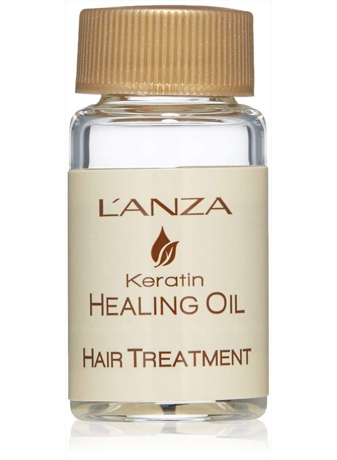 L'anza Keratin Healing Oil Treatment, Restores, Revives, and Nourish Dry Damaged Hair & Scalp, With Restorative Phyto IV Complex, Protein and Triple UV Protection (0.34 Fl Oz) Clear - Image 1