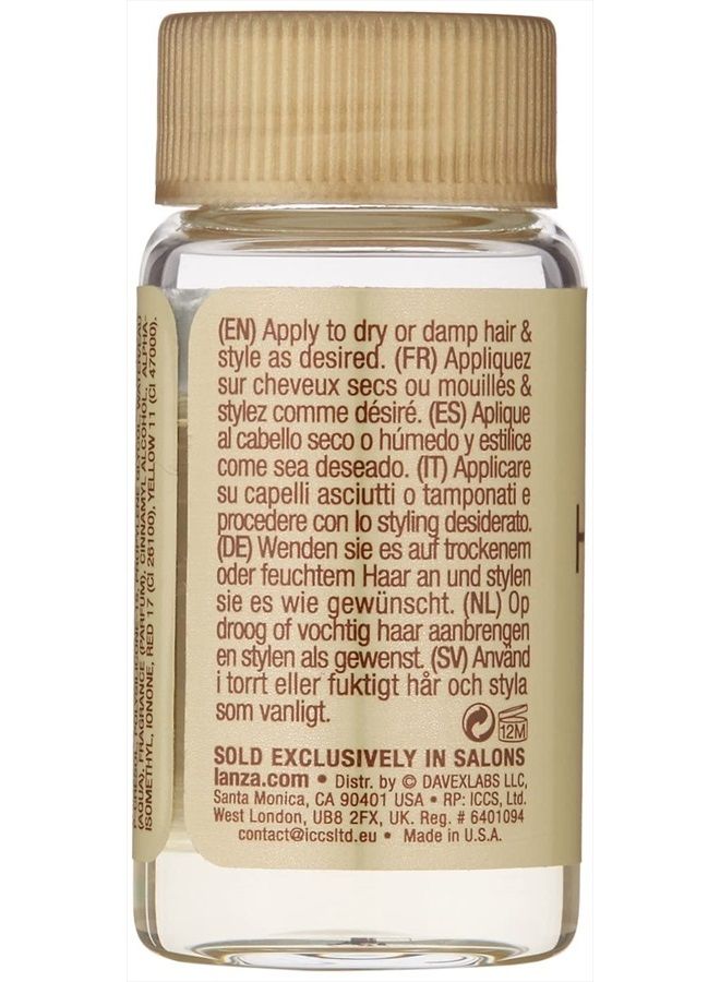 L'anza Keratin Healing Oil Treatment, Restores, Revives, and Nourish Dry Damaged Hair & Scalp, With Restorative Phyto IV Complex, Protein and Triple UV Protection (0.34 Fl Oz) Clear - Image 3