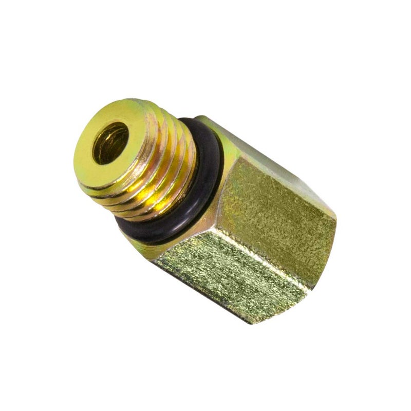 GlowShift Fuel Pressure Sensor Thread Adapter Compatible with 73L Ford F250 F350 Super Duty Power Stroke Diesel 19992003 Installs to The Fuel Filter Housing Includes ORing