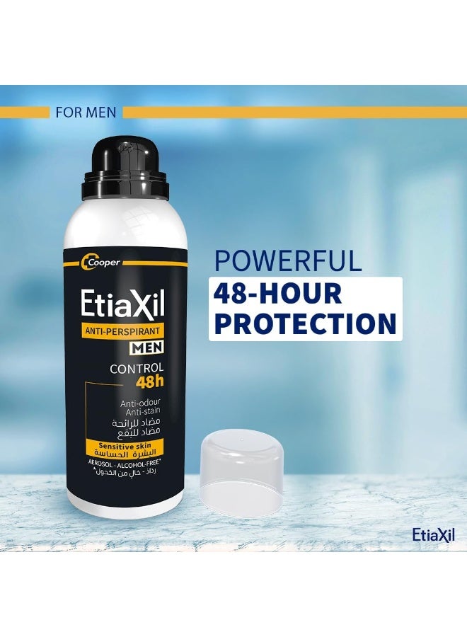 إتياكسيل بخاخ إتياكسيل (Etiaxil) المضاد للتعرق للرجال للبشرة الحساسة - حماية تدوم 48 ساعة - 150 مل - Image 3