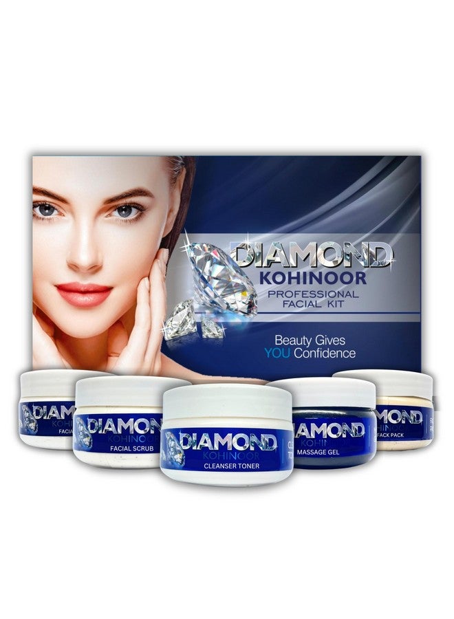 ADOERE طقم وجه لبشرة مشرقة ومتألقة للعروس، صالون، توهج فوري لجميع أنواع البشرة للرجال والنساء (ماس، 250 جرام) - Image 1