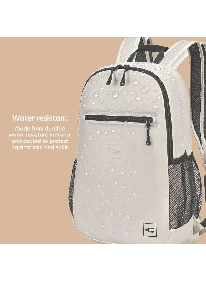 camel active حقيبة ظهر سفر قابلة للطي من CAMEL ACTIVE، سعة 25 لتر، بيج - Image 5