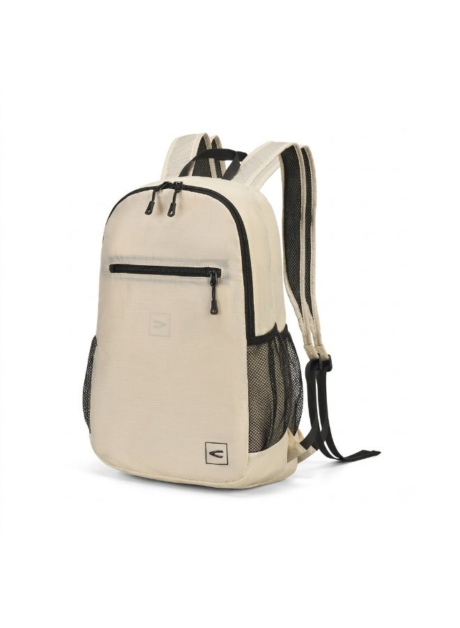 camel active حقيبة ظهر سفر قابلة للطي من CAMEL ACTIVE، سعة 25 لتر، بيج - Image 1