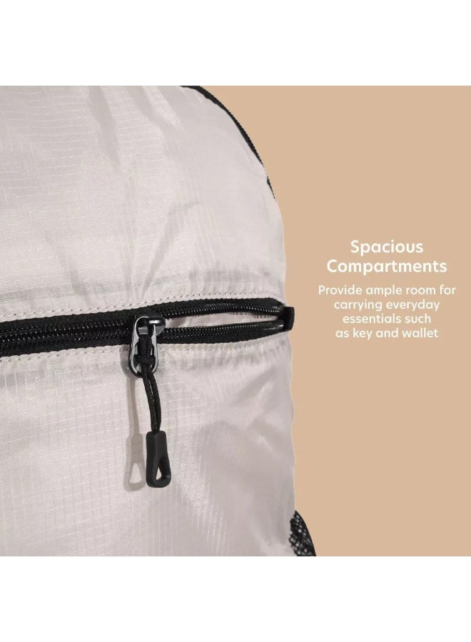 camel active حقيبة ظهر سفر قابلة للطي من CAMEL ACTIVE، سعة 25 لتر، بيج - Image 3