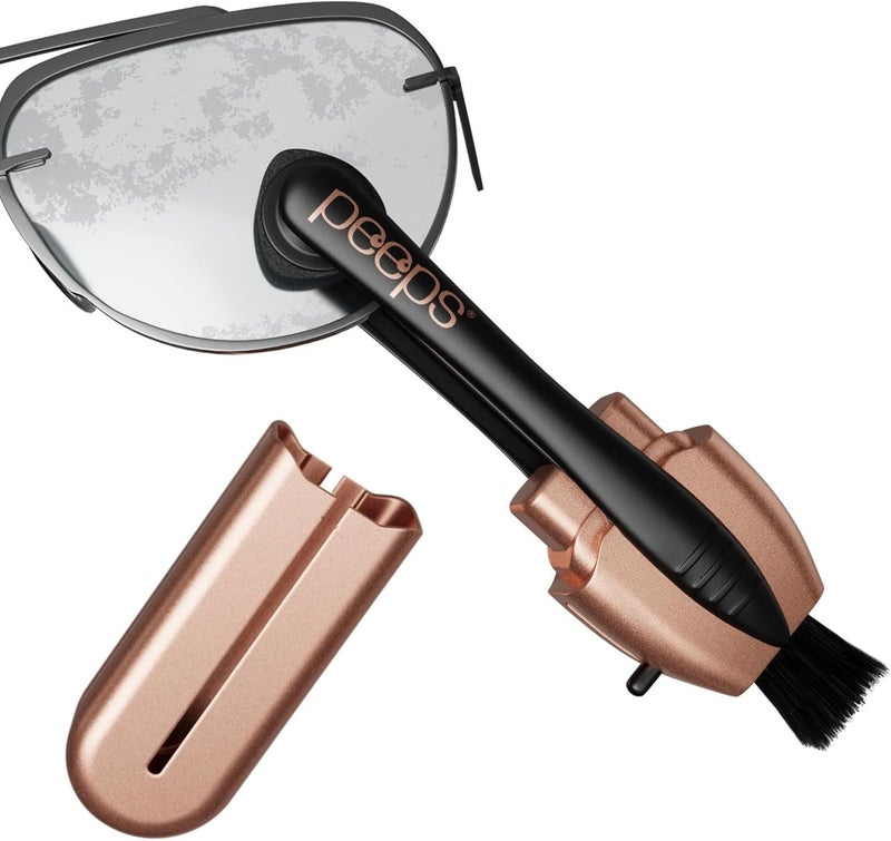 Peeps Carbon Klean Eyeglass Lens Cleaner - Efficient and Durable Carbon Microfiber Technology - Exclusively Used by NASA - 500 Uses (Rose Gold) - Image 1