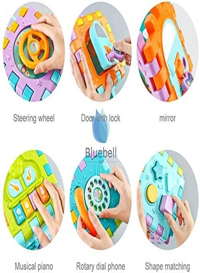 Fezeedi Multi Intelligence Learning & Educational Toy 6 Sides Musical Kids Activity Cube Game. - Image 3